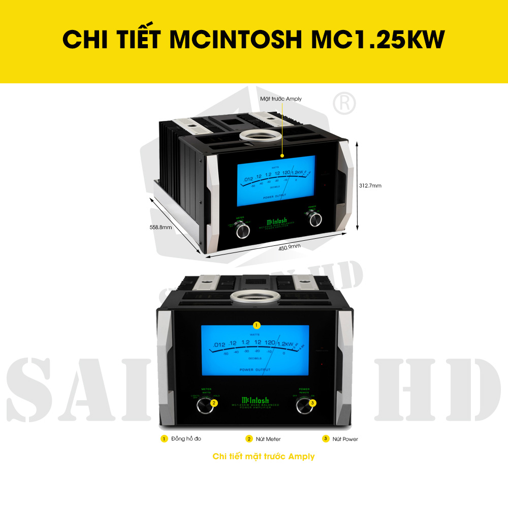CHI TIẾT THÔNG TIN MCINTOSH MC1.25KW