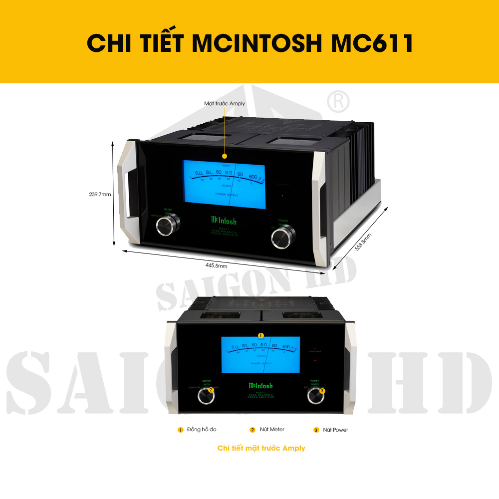 CHI TIẾT THÔNG TIN MCINTOSH MC611