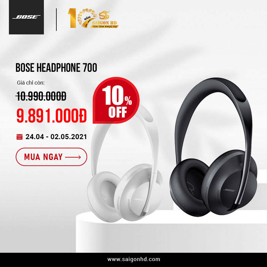 Tai nghe không dây Bose Noise Cancelling Headphones 700