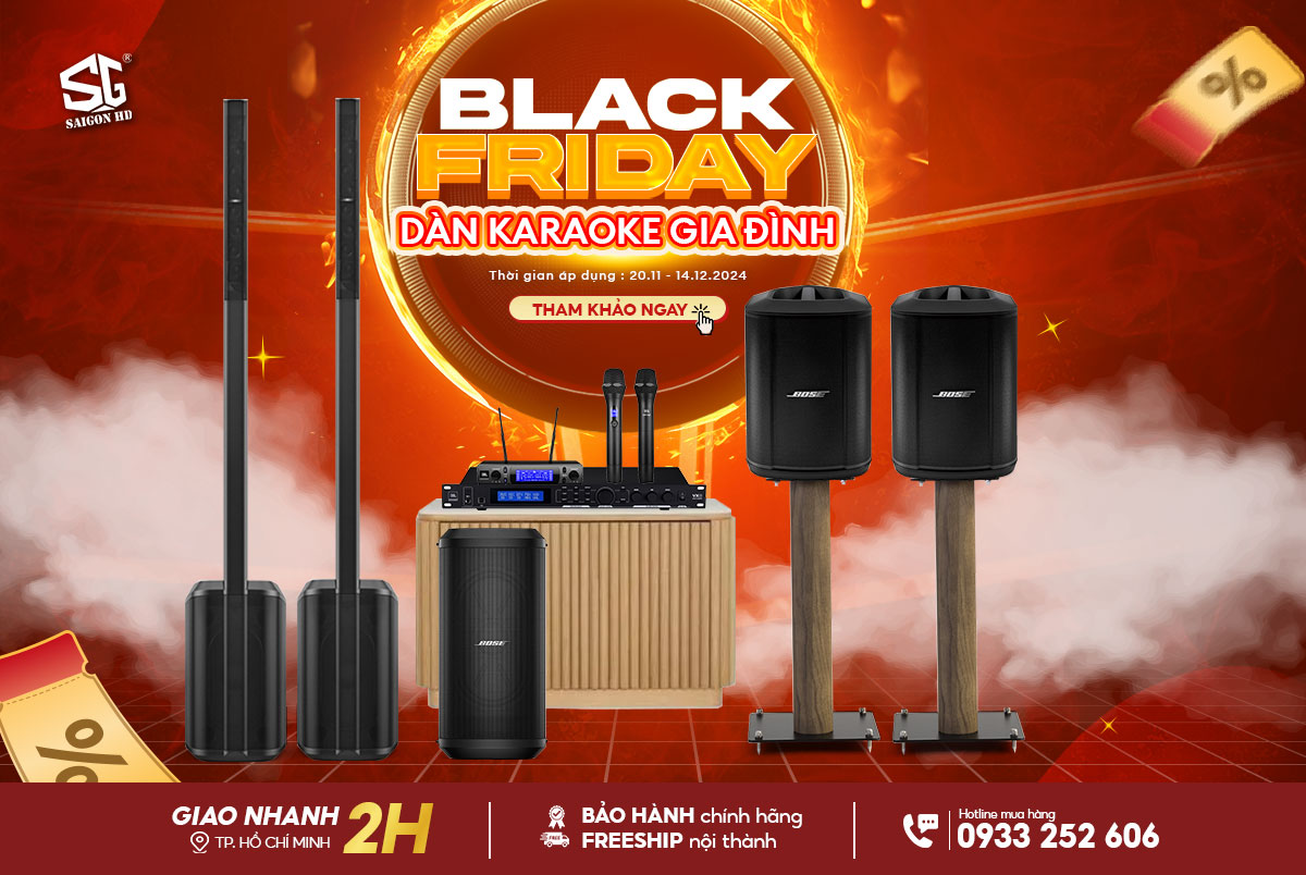 Cơn Deal Black Friday – Dàn Karaoke VIP Giá Giảm Sâu!