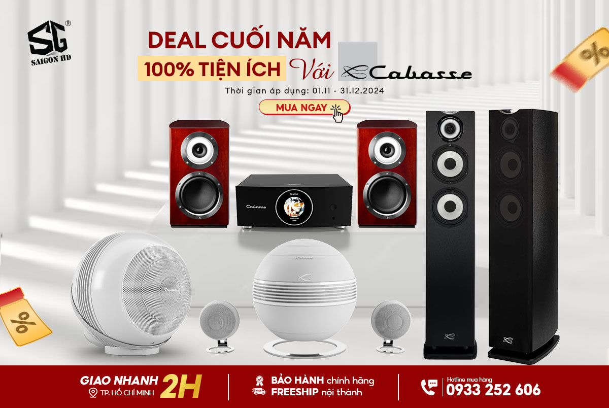 Deal đẹp cuối năm: Sở hữu loa Cabasse chính hãng với giá giảm sâu