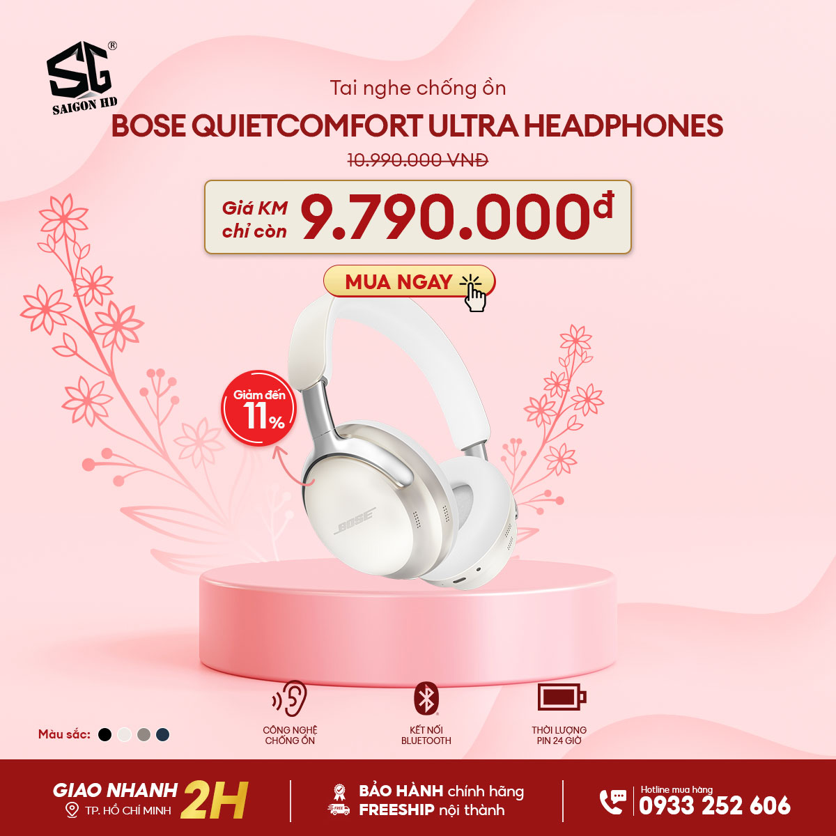 Tai nghe Bose Quietcomfort Ultra Headphones