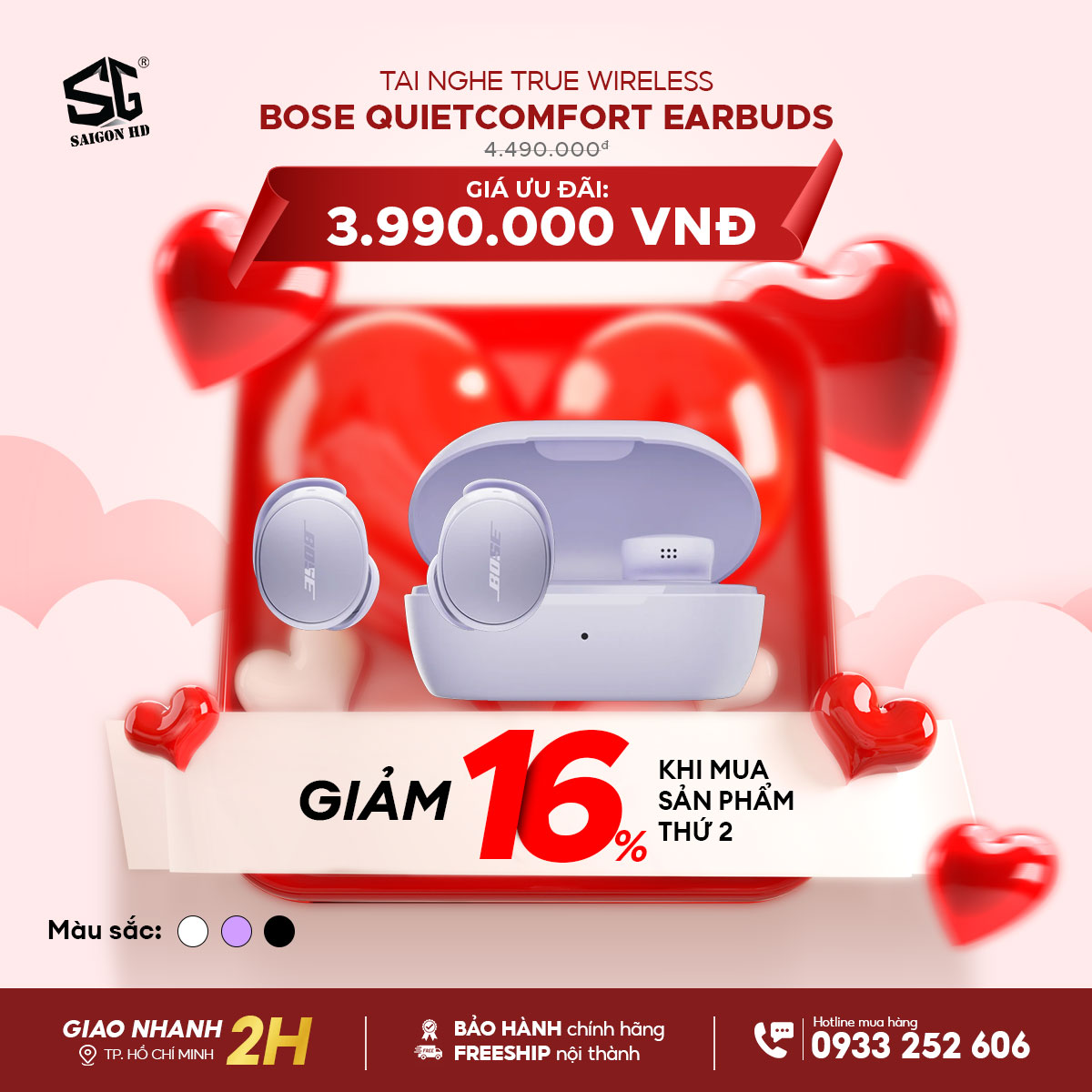 Tai nghe Bose QuietComfort Earbuds