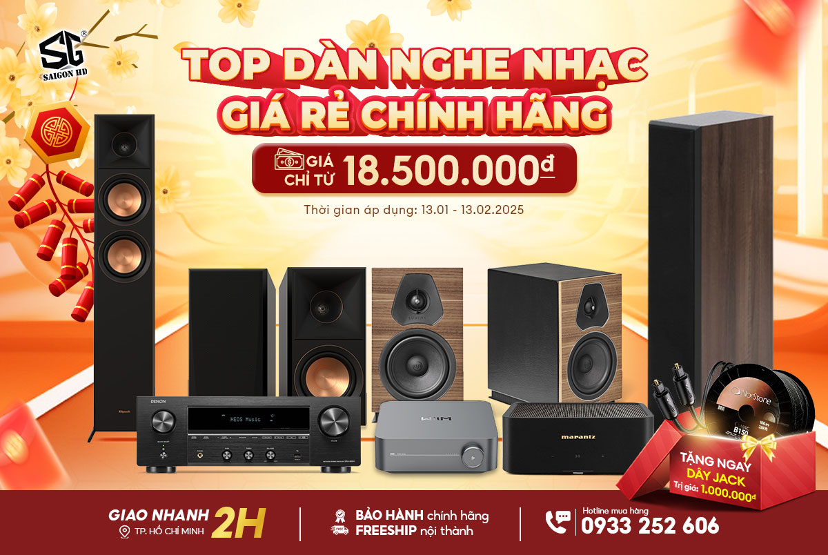 Rộn ràng đón xuân – Sắm dàn nghe nhạc giảm tới 14% 