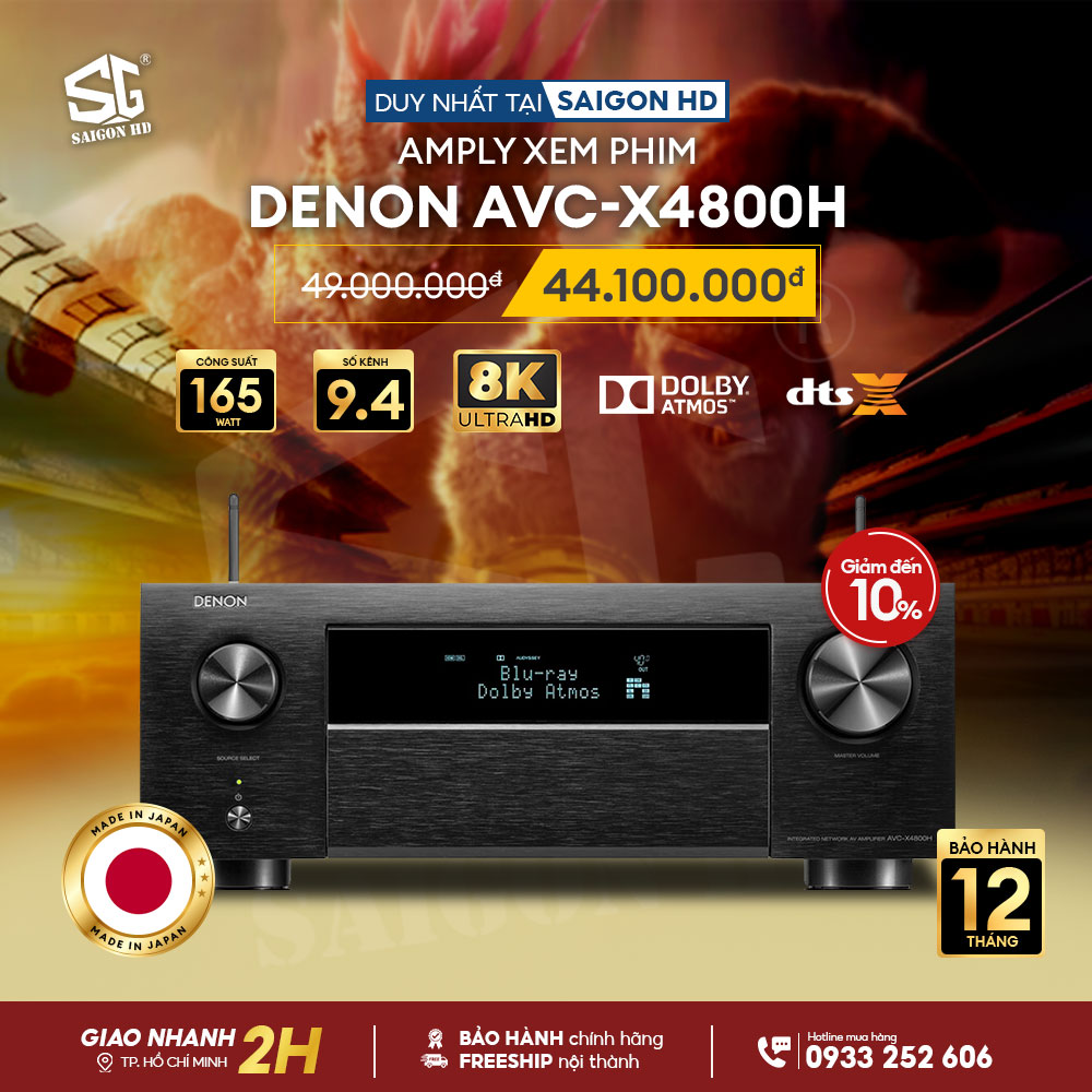 Amply xem phim Denon AVC-X4800H