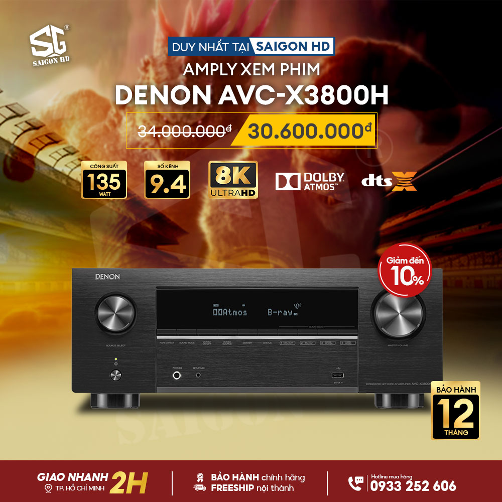 Amply xem phim Denon AVC-X3800H