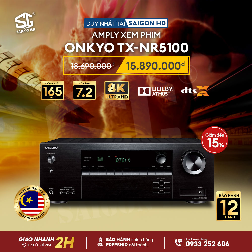 Amply xem phim Onkyo TX-NR5100