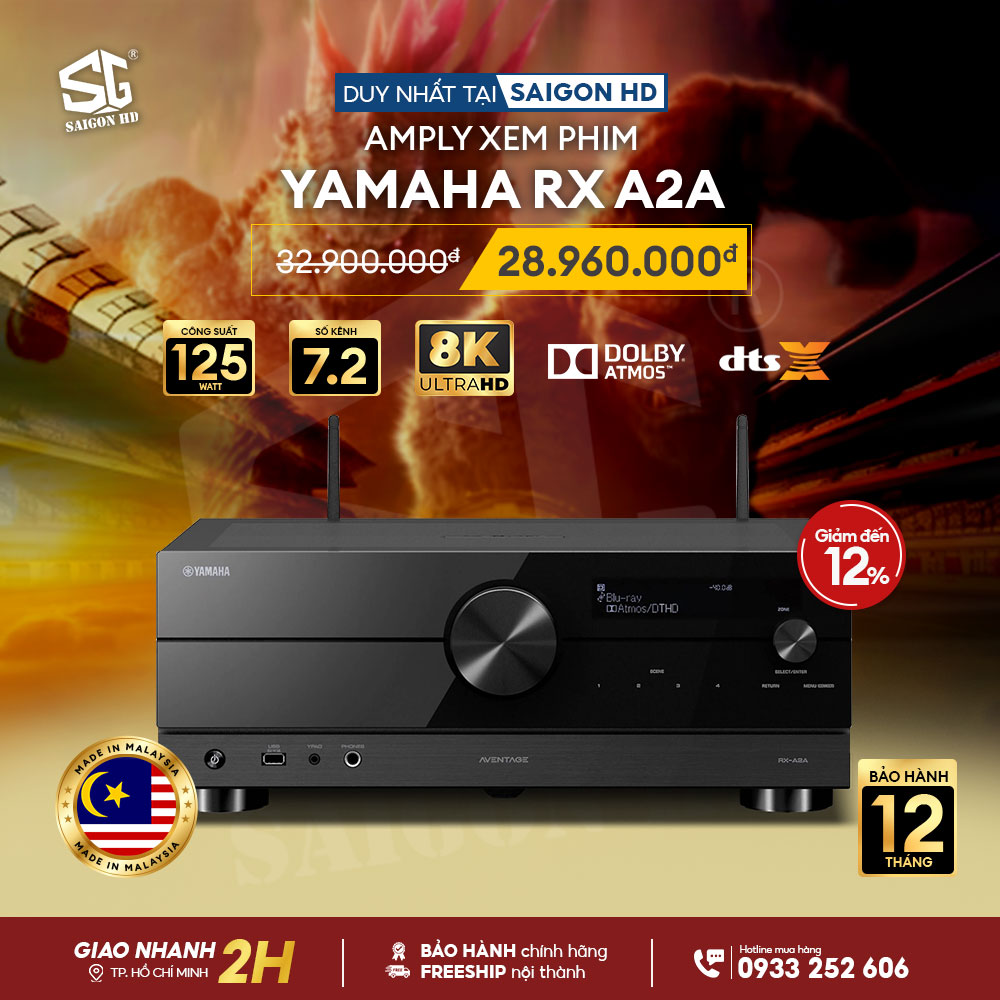  Amply xem phim Yamaha RX A2A