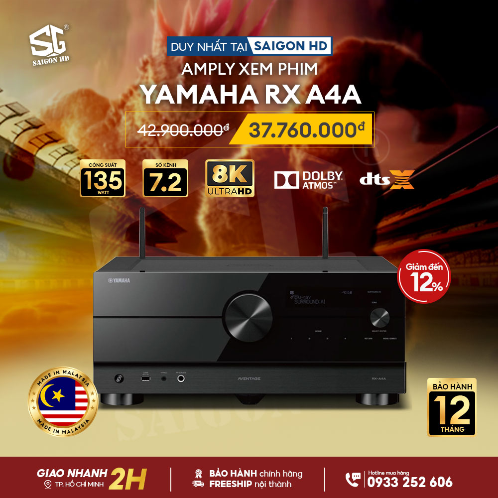 Amply xem phim Yamaha RX A4A