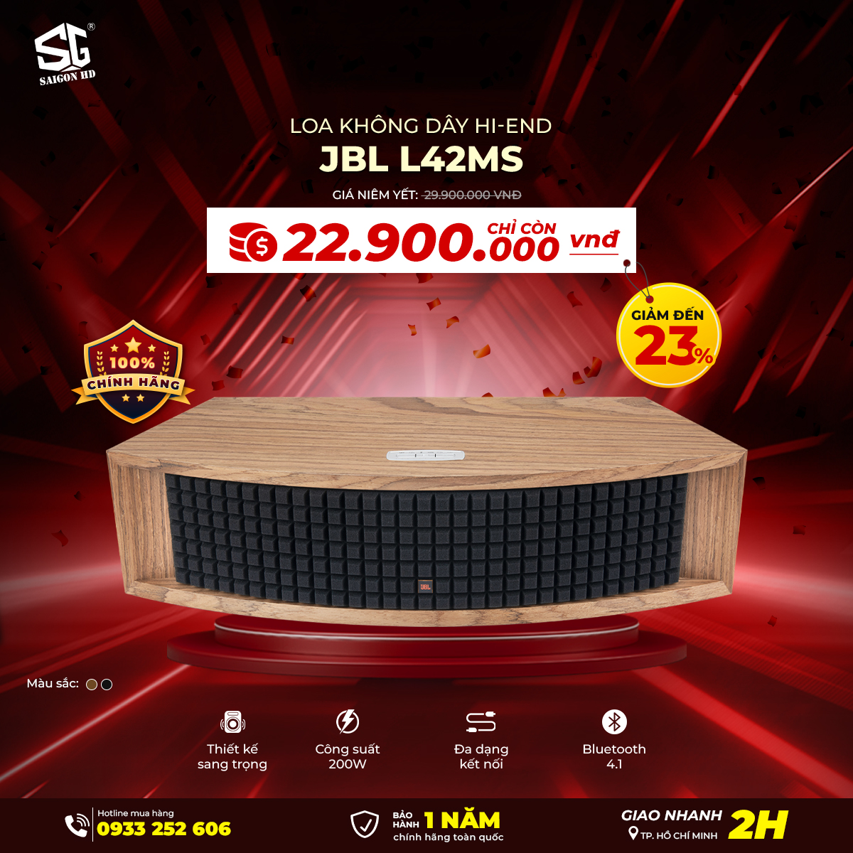 Loa không dây hi-end JBL L42ms