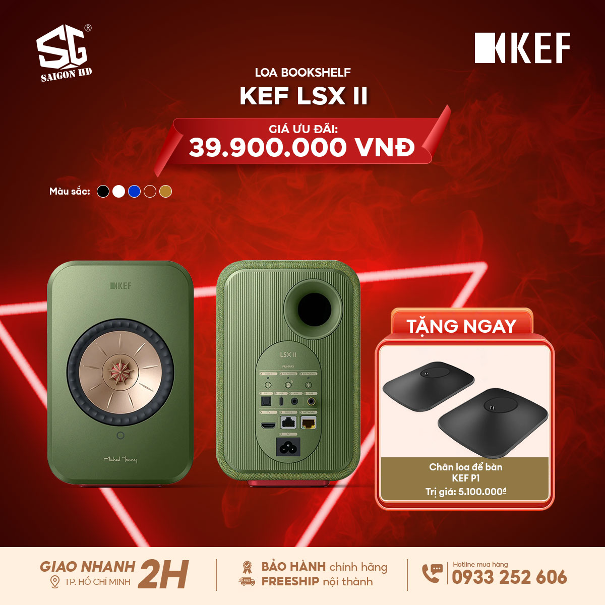 Khuyến mãi mua Loa không dây KEF LSX II