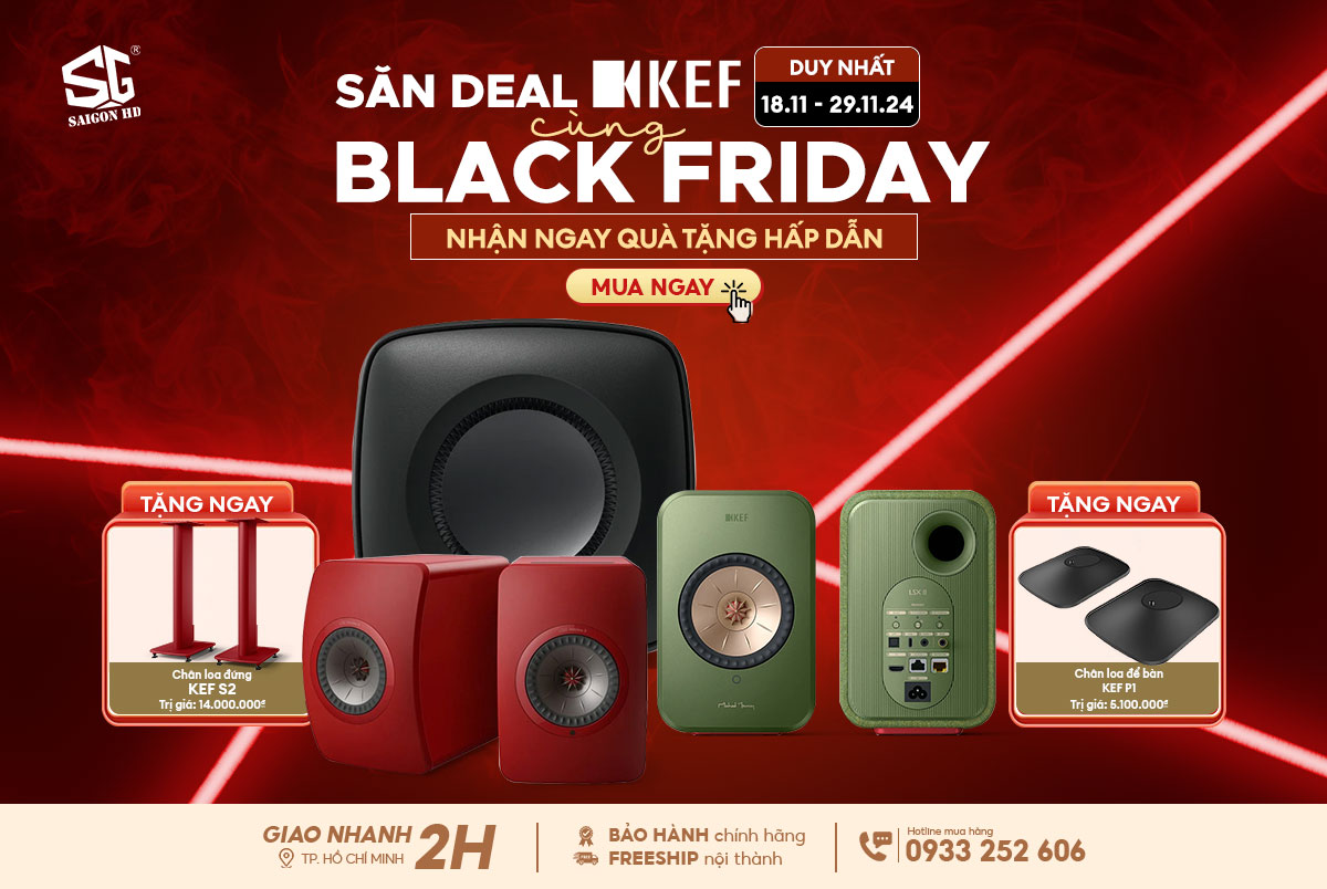 Black Friday - Săn loa KEF mua 1 tặng 1