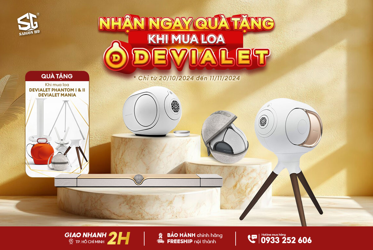 DEVIALET SALE LỚN - MUA 1 TẶNG 1