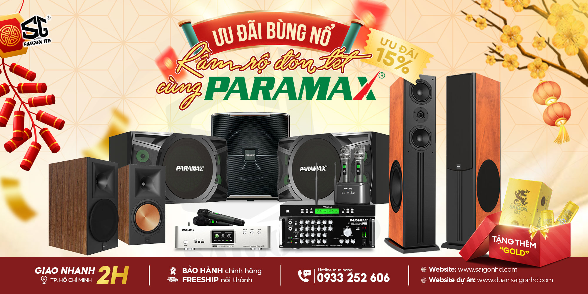 Đón Tết Sôi Động Với Dàn Karaoke Paramax: Giảm Tới 15%