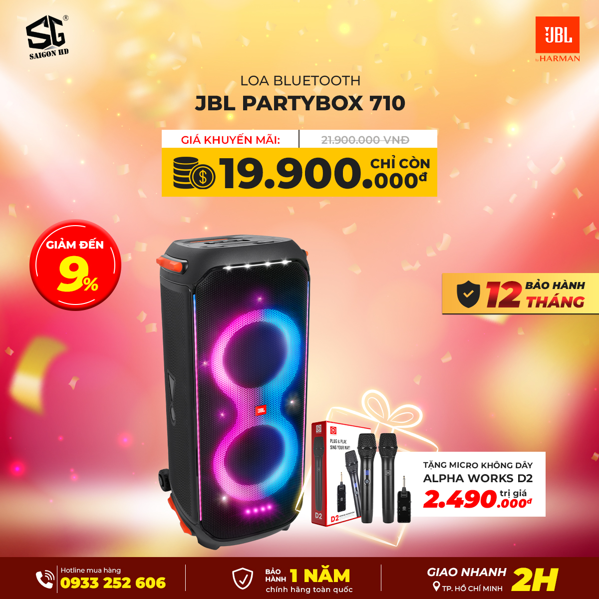 Loa Blutetooth JBL Partybox 710