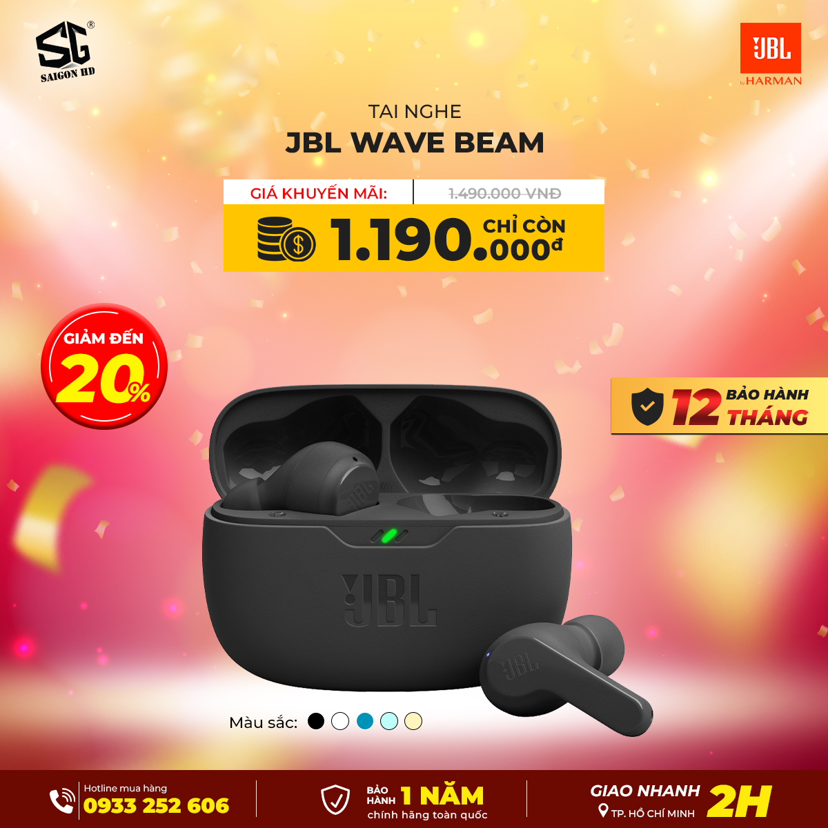 Tai nghe JBL Wave Beam