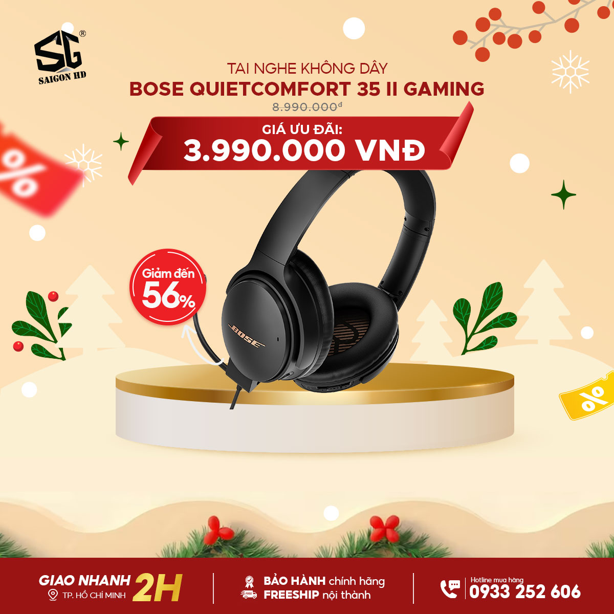 Tai nghe không dây Bose QuietComfort 35 II Gaming