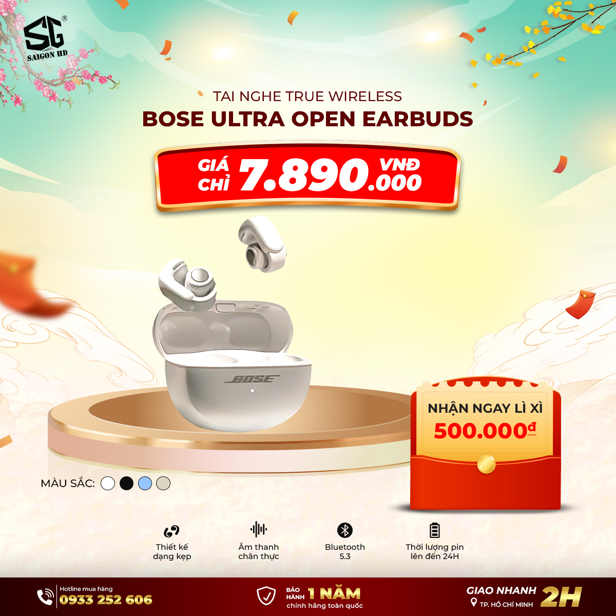 Tai nghe Bose Ultra Open Earbuds