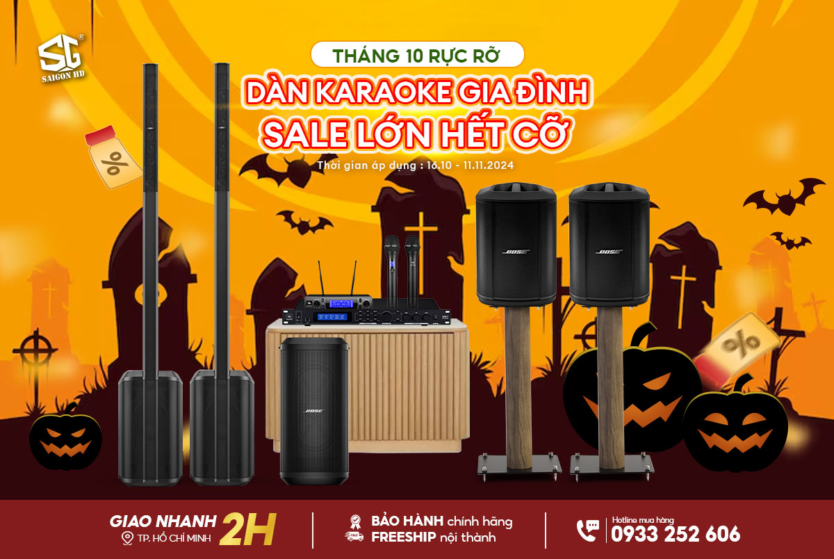 Tháng 10 rực rỡ - Sale Off dàn Karaoke hết cỡ 