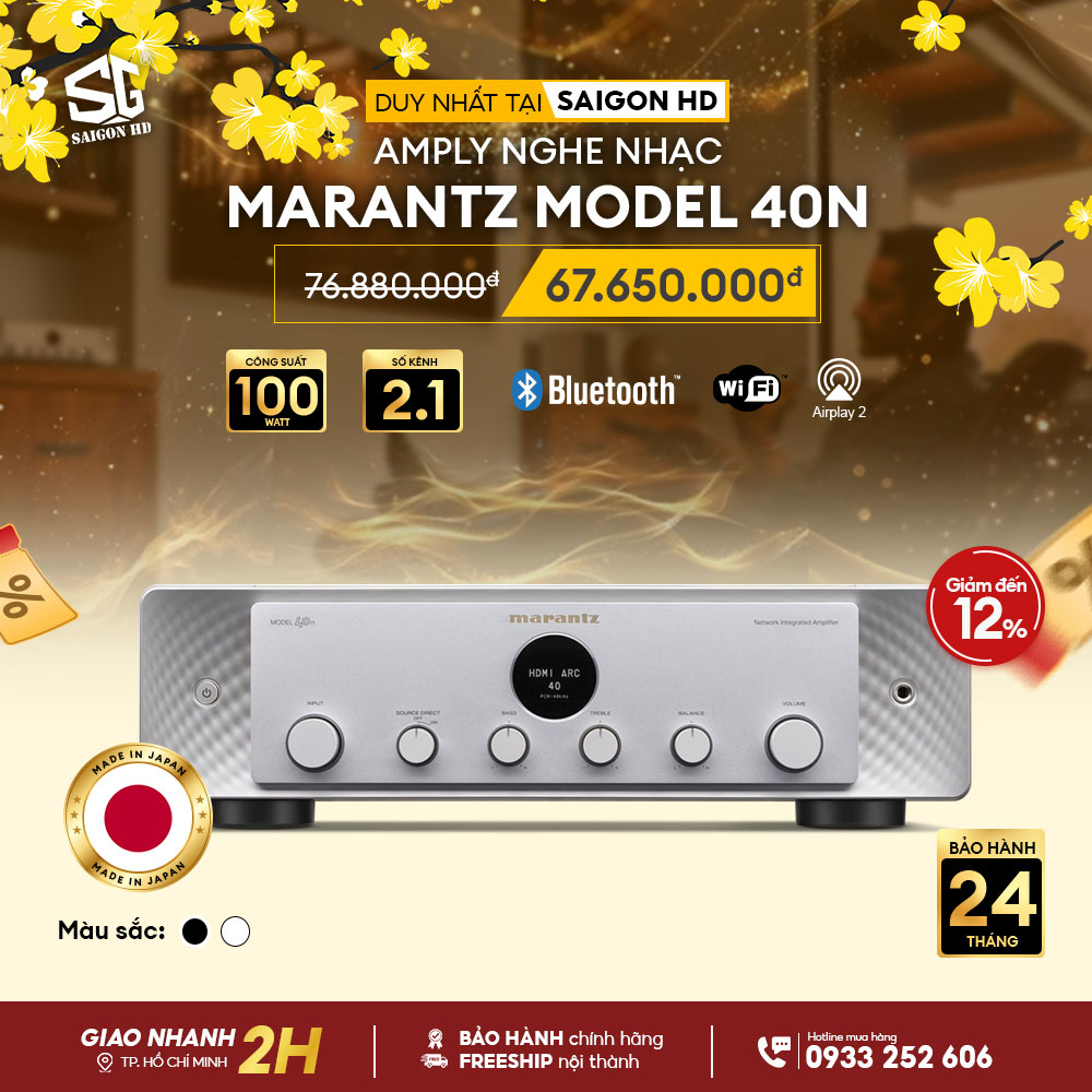 Khuyến mãi Amply nghe nhạc Marantz Model 40N