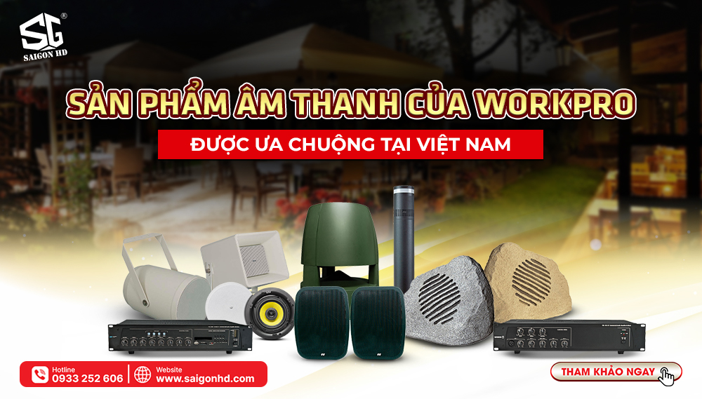 Thương hiệu âm thanh WorkPro của nước nào