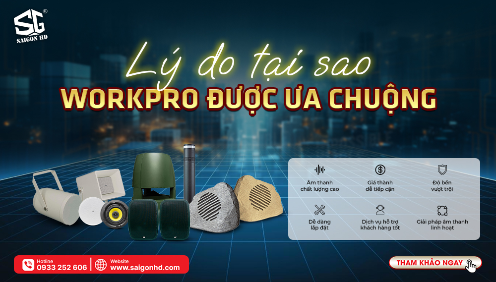 Thương hiệu âm thanh WorkPro của nước nào