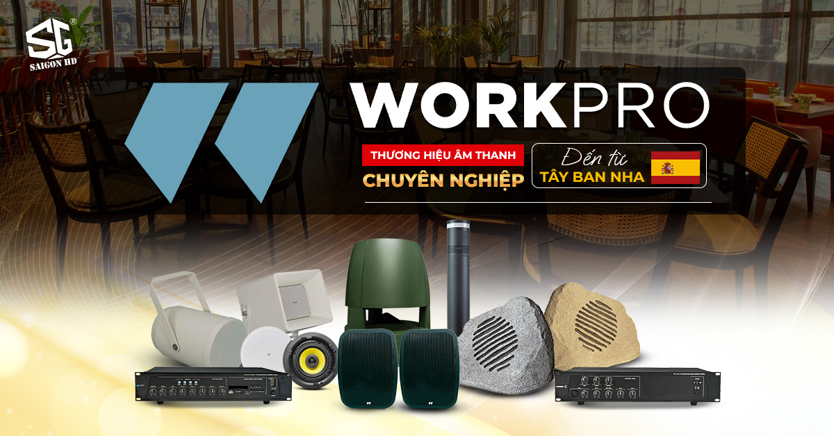 Thương hiệu âm thanh WorkPro của nước nào