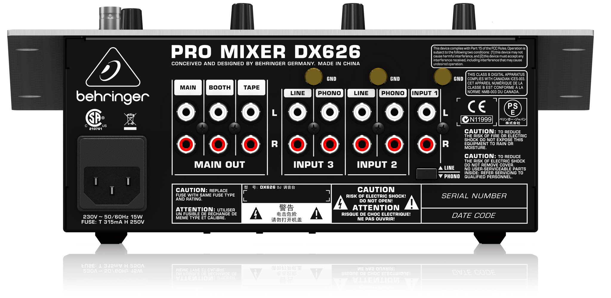 BEHRINGER DX626