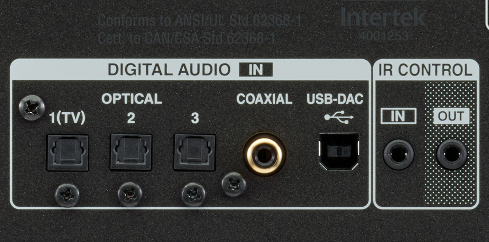  Denon PMA-A110 có các cổng đầu vào kỹ thuật số giúp cải thiện chất lượng âm thanh từ nguồn phát 