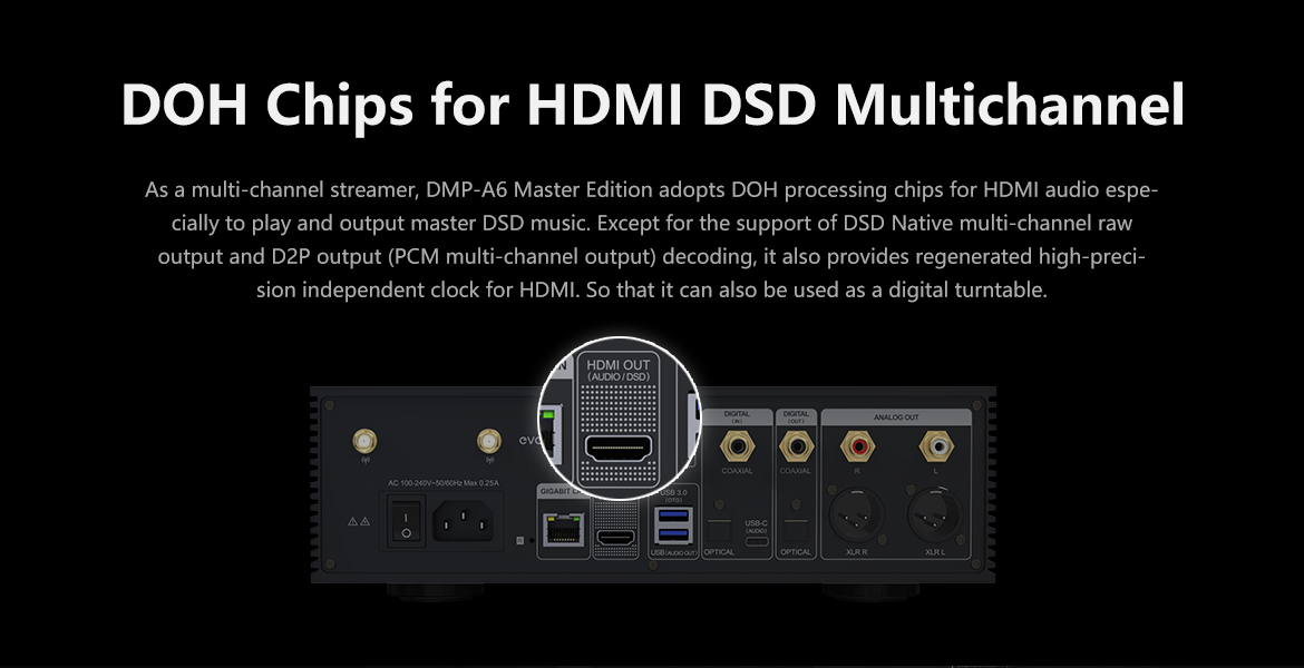 NETWORK STREAMER EVERSOLO DMP-A6 MASTER