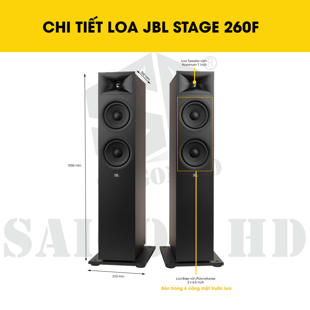 CHI TIẾT THÔNG TIN LOA JBL STAGE 260F