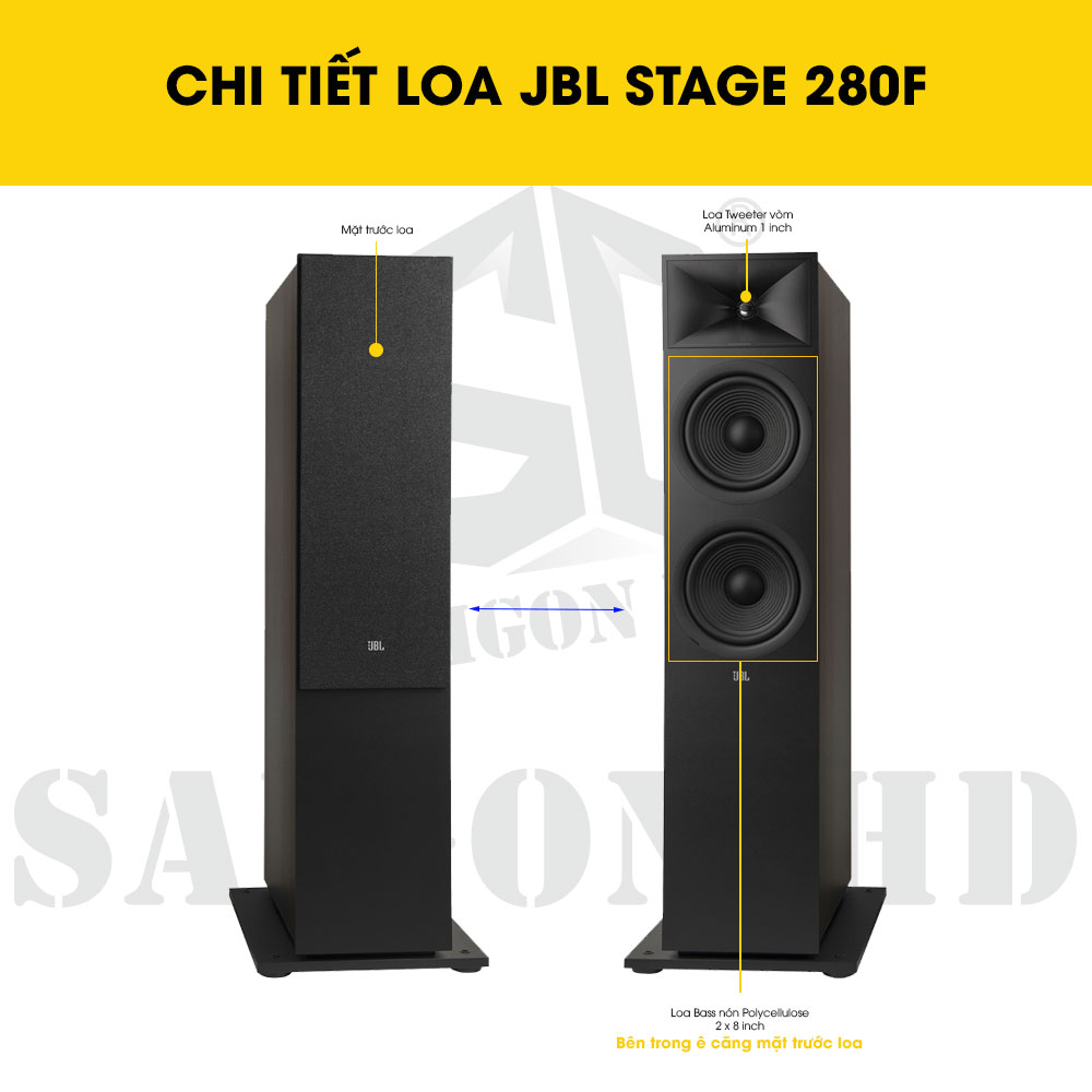 CHI TIẾT THÔNG TIN LOA JBL STAGE 280F