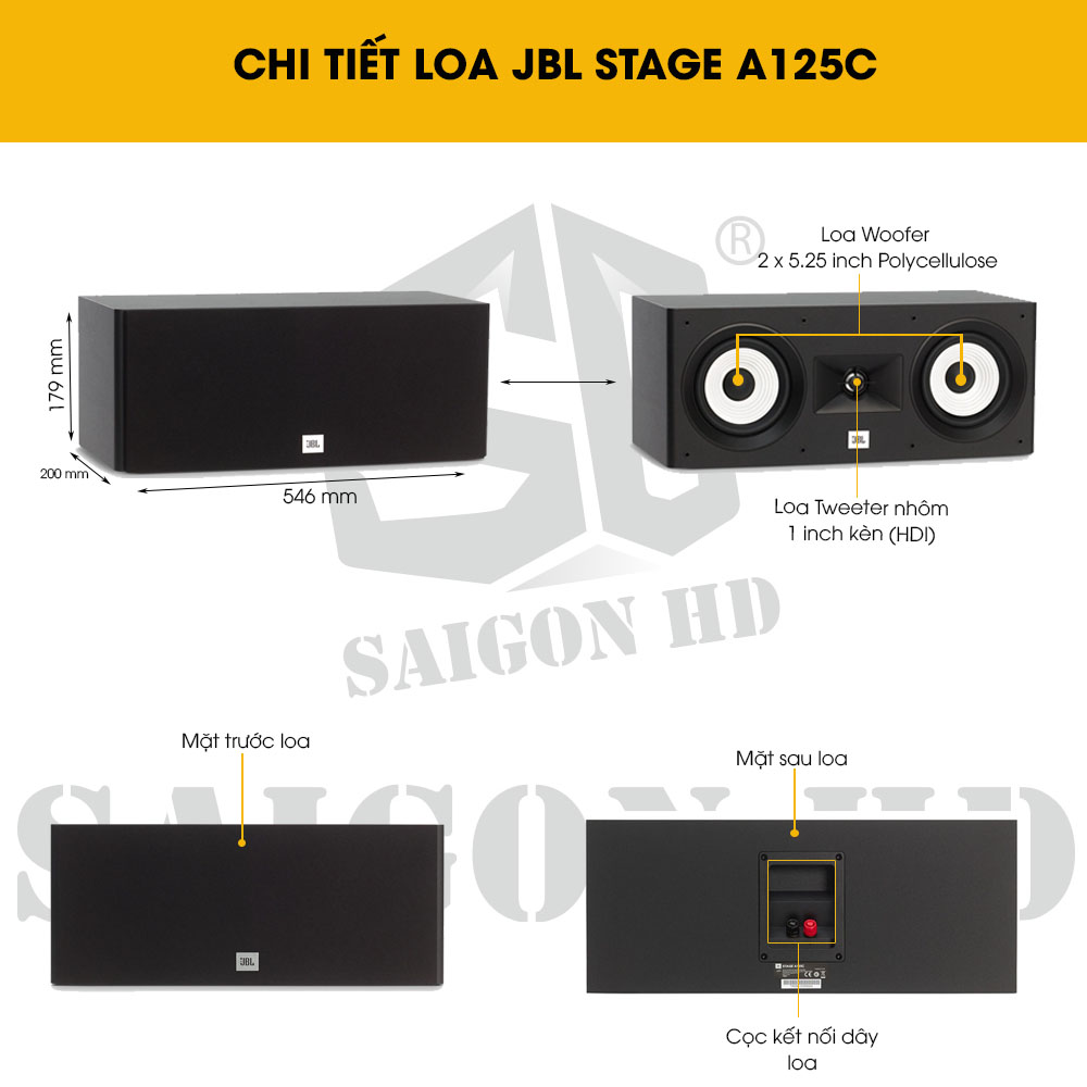 JBL STAGE A125C