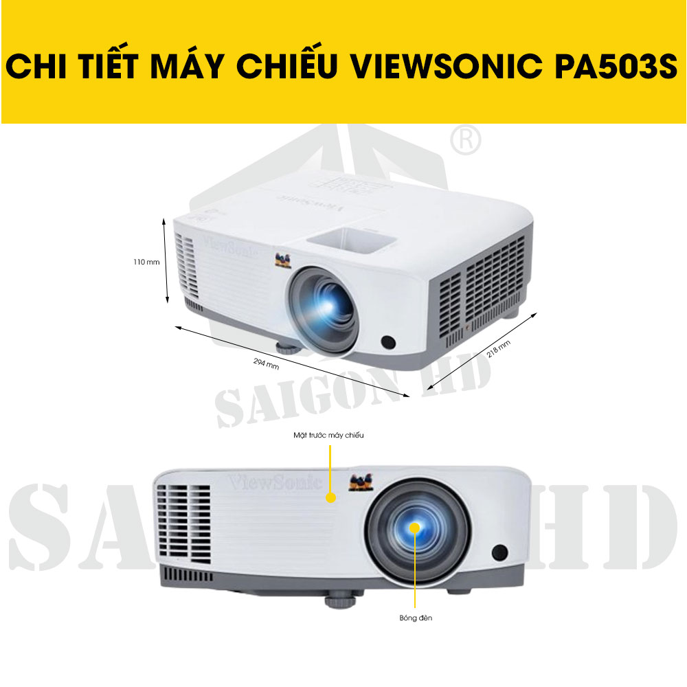 CHI TIẾT THÔNG TIN MÁY CHIẾU VIEWSONIC PA503S