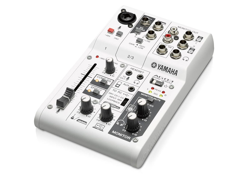 Yamaha AG03 - Mixer 3 kênh đa chức năng có thiết kế nhỏ gọn