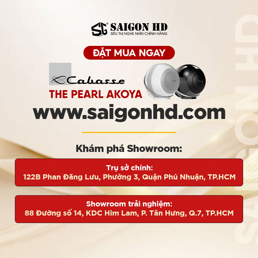 Đặt mua loa Cabasse The Pearl Akoya tại SAIGON HD