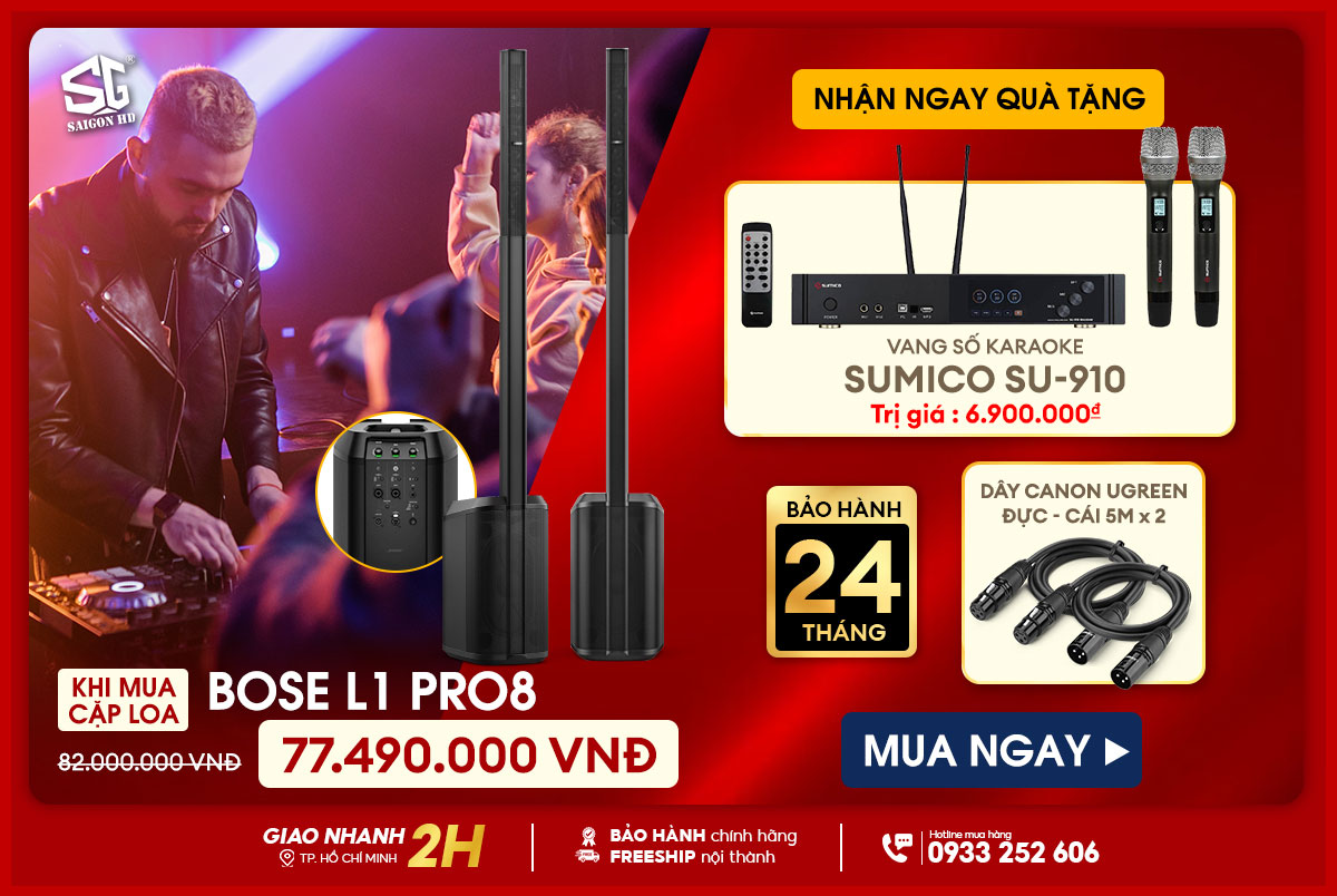 Hè đậm sale - Dàn karaoke Bose giảm đậm sâu