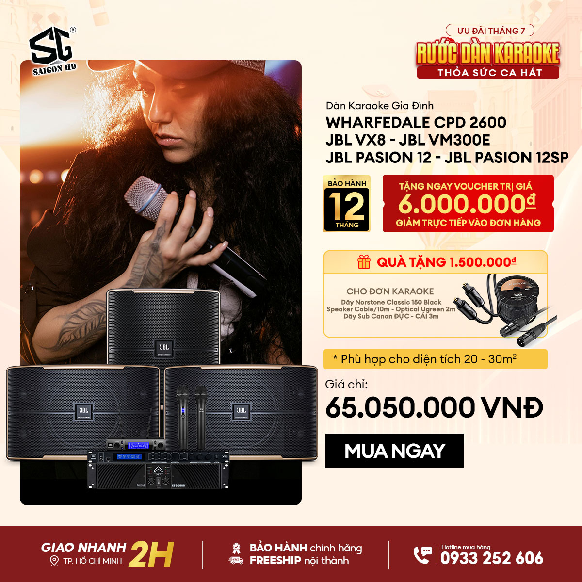 Dàn karaoke loa biểu diễn di động Line Array Bose L1 Pro8 + mixer JBL VX8 + micro JBL VM300E