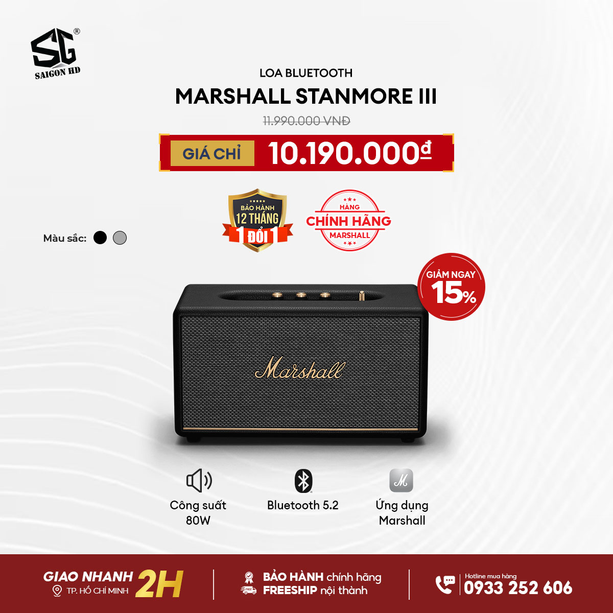 Loa Marshall chính hãng - Giảm giá đến 15%