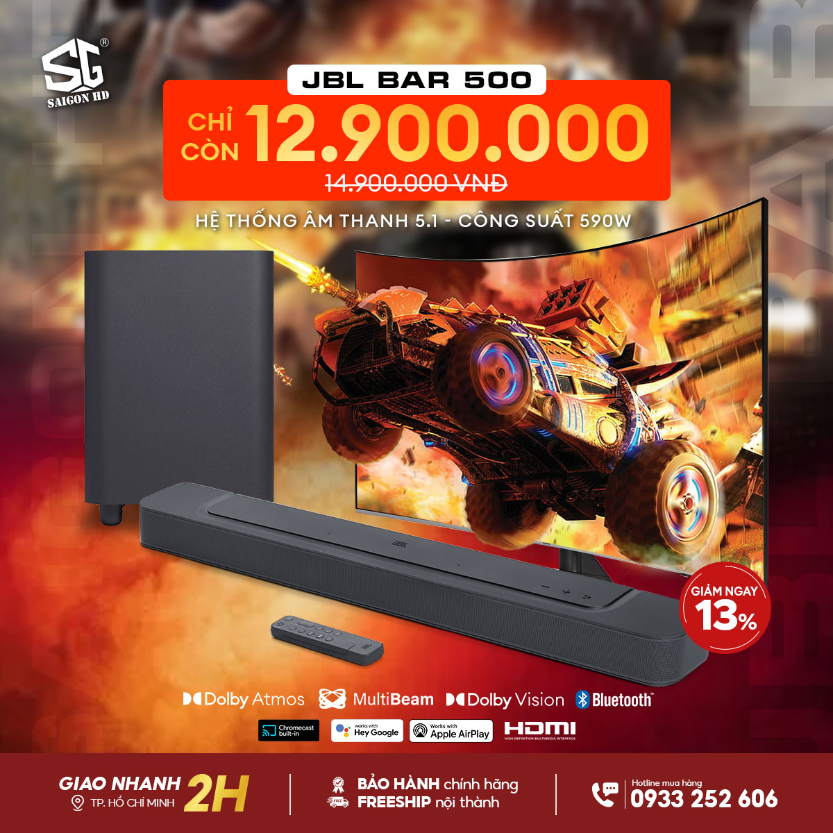 Loa soundbar JBL BAR 500