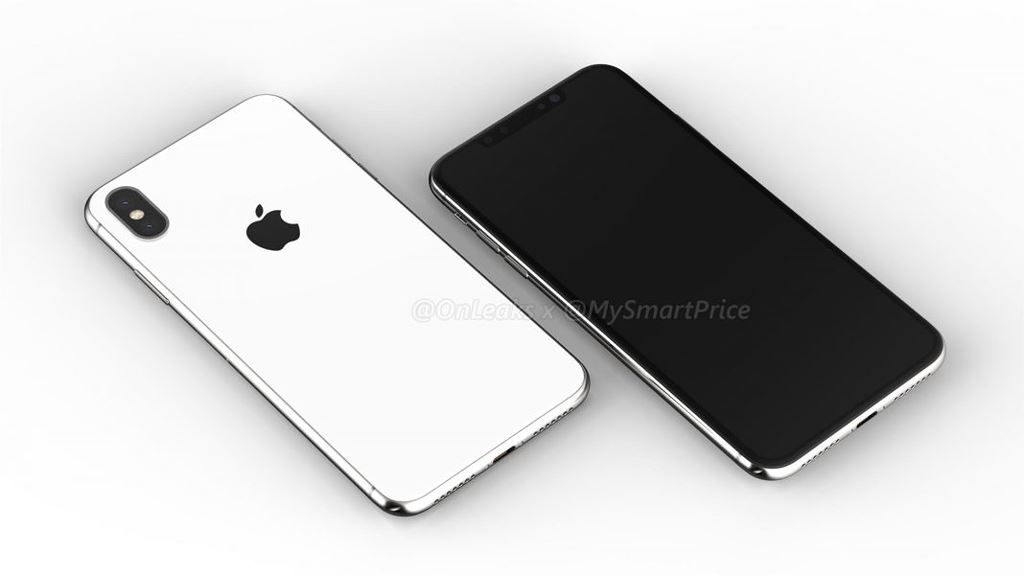 Lộ ảnh render rõ nét hai mẫu iPhone màn hình lớn của Apple