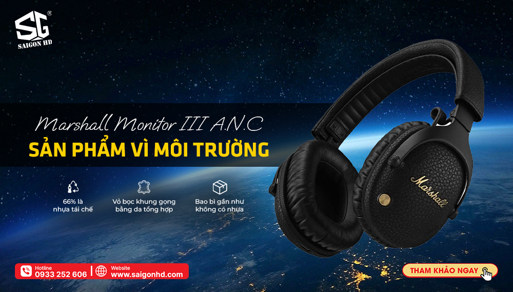 Marshall chính thức mở bán Tai nghe Marshall Monitor III A.N.C vào 20.11.2024 