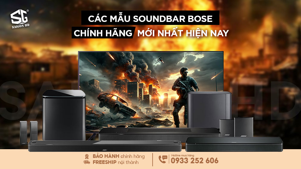 Các mẫu Soundbar Bose chính hãng mới nhất hiện nay