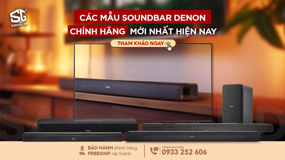 Các mẫu Soundbar Denon chính hãng mới nhất hiện nay