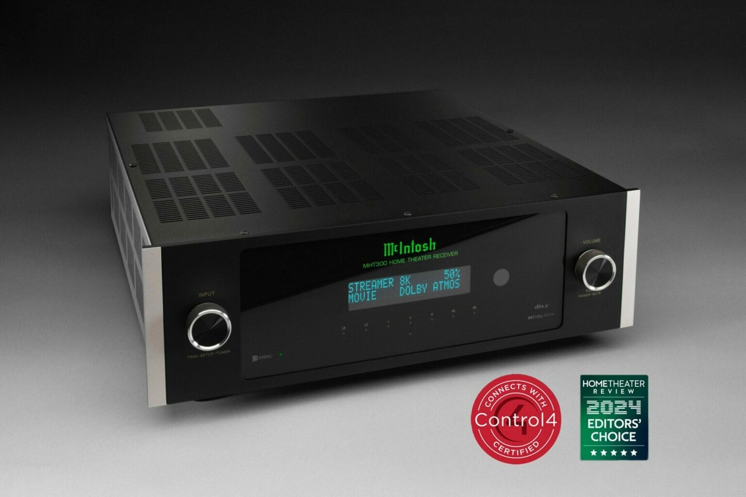 MHT300 – AV Receiver đầu tiên của McIntosh nhận về cùng lúc 2 giải thưởng danh giá