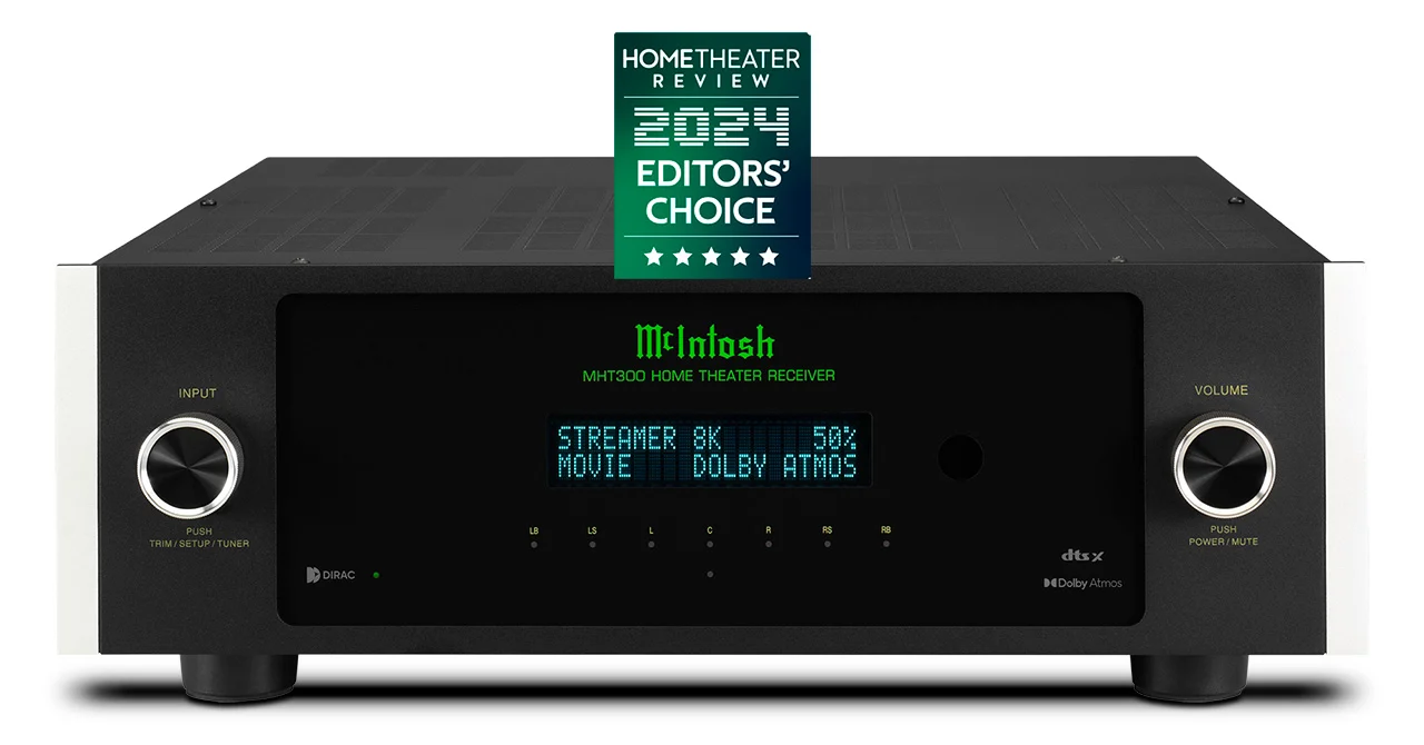 MHT300 – AV Receiver đầu tiên của McIntosh nhận về cùng lúc 2 giải thưởng danh giá