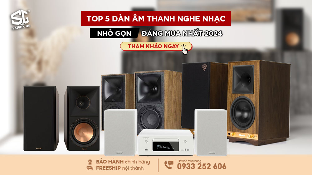 Top 5 dàn âm thanh nghe nhạc nhỏ gọn đáng mua nhất 2024