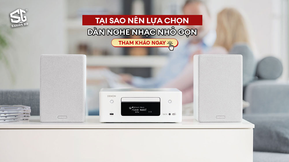 Top 5 dàn âm thanh nghe nhạc nhỏ gọn đáng mua nhất 2024