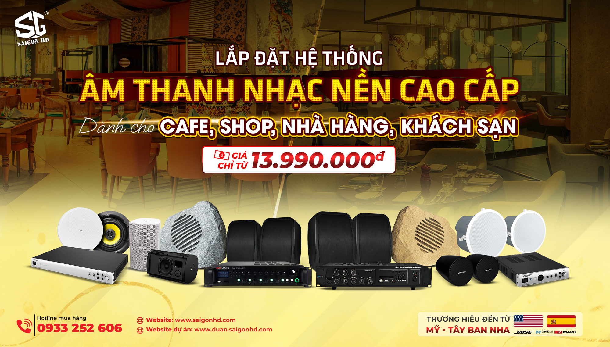 Top 9 Giải pháp âm thanh nhạc nền giá rẻ