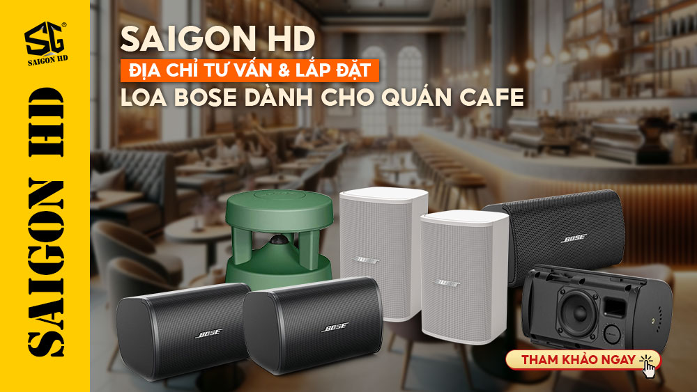 Địa chỉ bán loa ngoài trời Bose dành cho quán cafe chính hãng, giá tốt